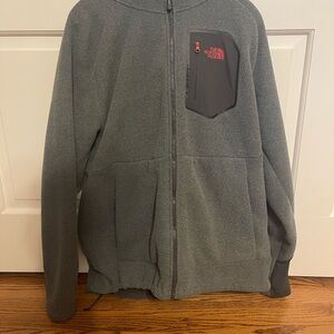 The North Face Charcoal Full-Zip Fleece
